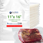 11 x 16 Chamber Vacuum Bags (3 Mil)