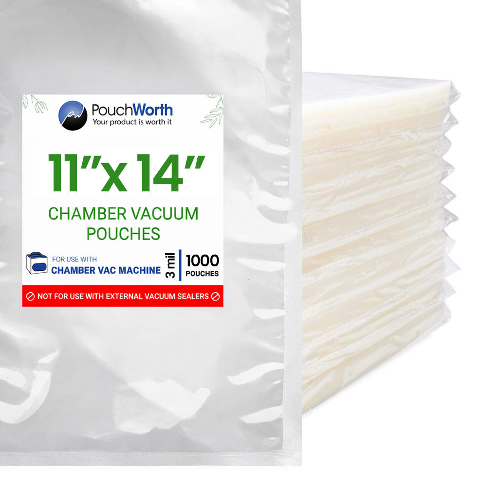 11 x 14 Chamber Vacuum Bags (3 Mil)