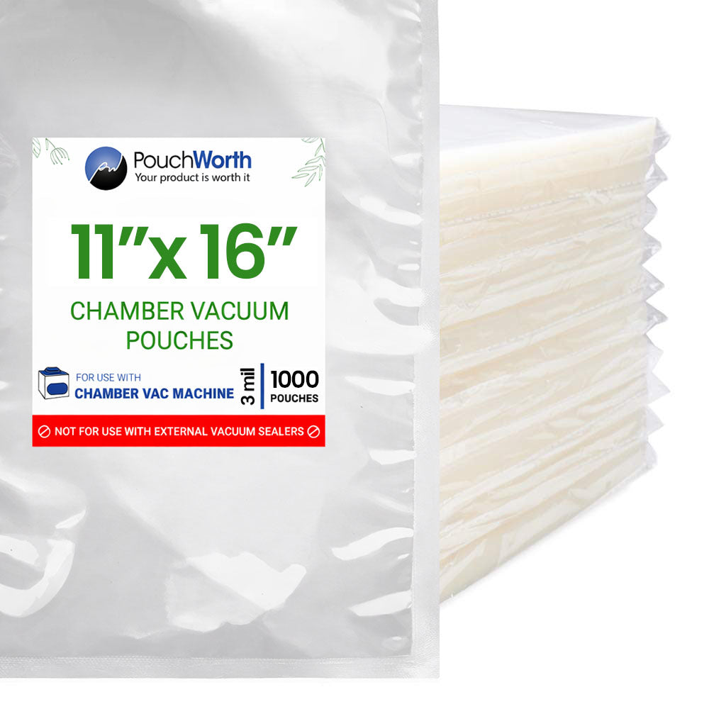 11 x 16 Chamber Vacuum Bags (3 Mil)