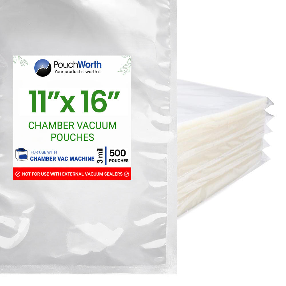 11 x 16 Chamber Vacuum Bags (3 Mil)