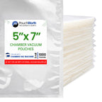 5 x 7 Chamber Vacuum Bags (3 Mil)