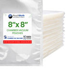 8 x 8 Chamber Vacuum Pouches (3 Mil)