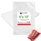 6 x 10 Chamber Vacuum Pouches (3 Mil)