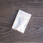 Small Lay Flat White Barrier Pouch
