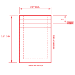 2×3-3-seal pouch