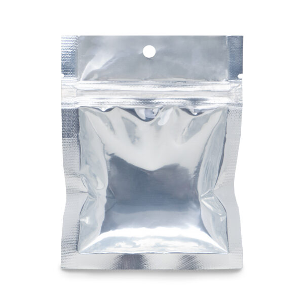 NYSM Clear/Silver 3.5×4.5 – 100 Pack 3 Seal Pouch Food Bags