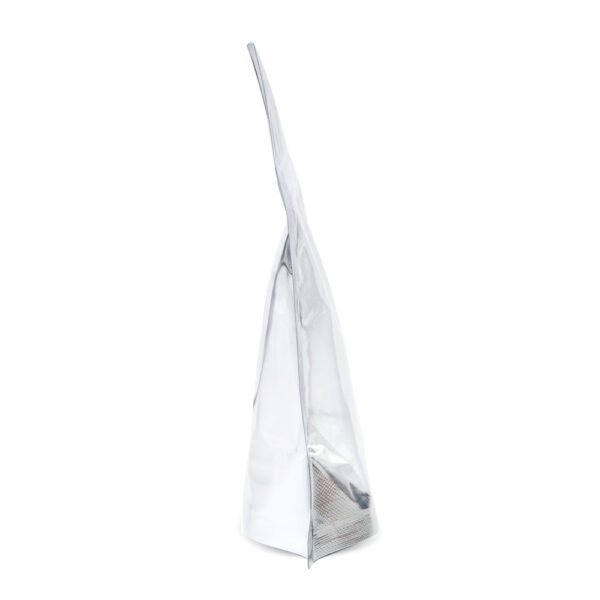 NYSM Clear/Silver 4×6×2.5 – 100 Pack Clear Silver Stand Up Pouch Food bags